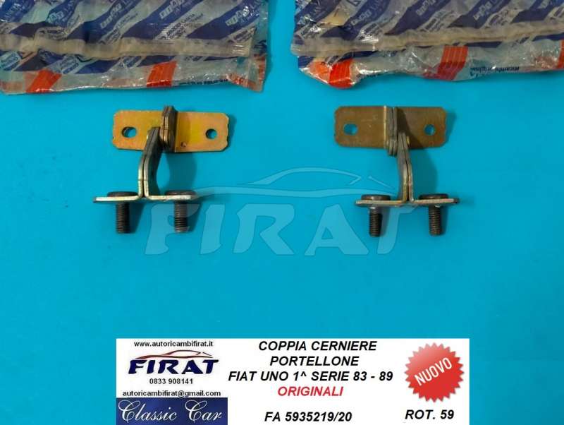 CERNIERA PORTELLONE FIAT UNO 83 - 89 DX E SX